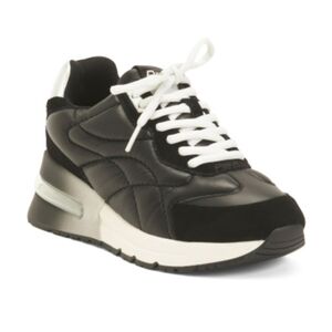 🖤🔹️ASH🔹️ Women's Black/ Silver  Leather Kacy Sneakers